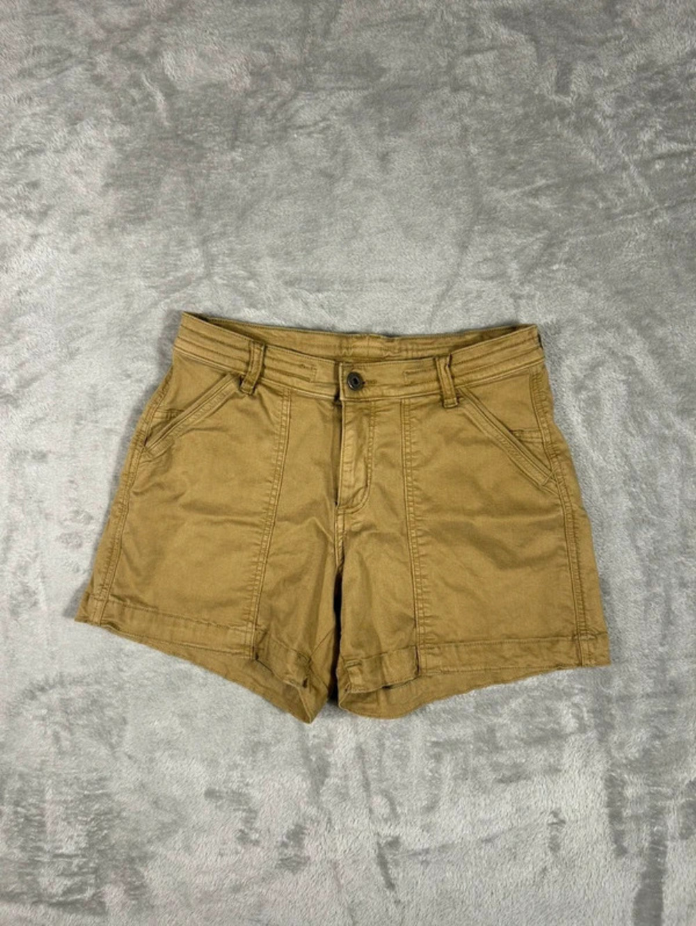 kuhl women’s hiking shorts khaki size 2